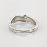 Silberring mit Diamant modern