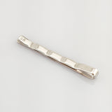 Silber Krawattennadel modern strukturiert