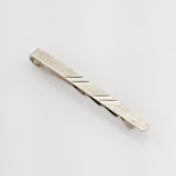 Silber Krawattennadel modern mit Gravur