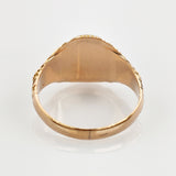 Gold Siegelring mit Monogramm um 1900